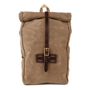 ARCHIVAL | Roll Top Waxed Twill Backpack